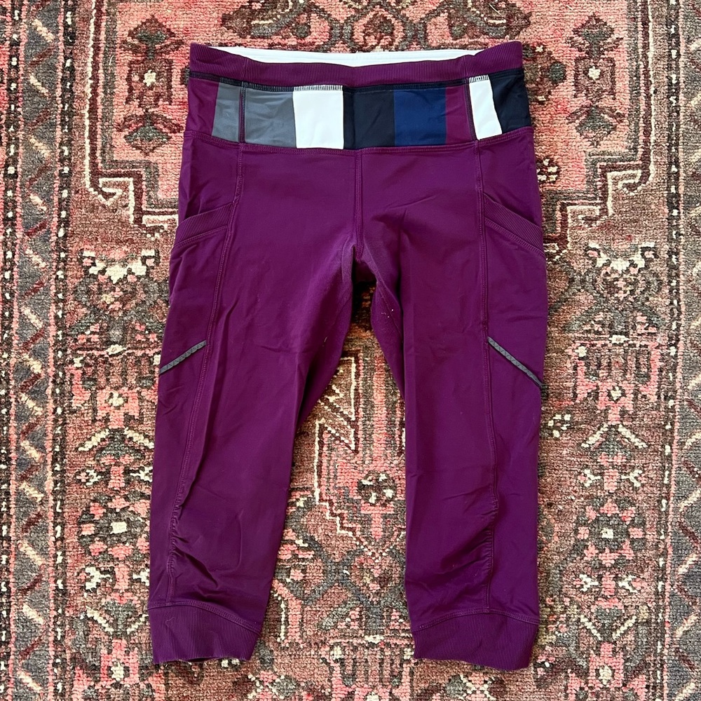 Lulu Cropped Running Pants
